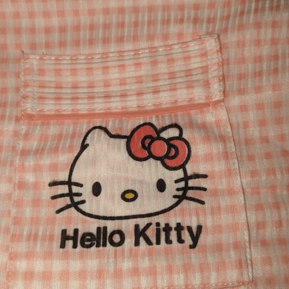 🆕Hello Kitty Miniso Gingham Short PJ's - Picture 8 of 9